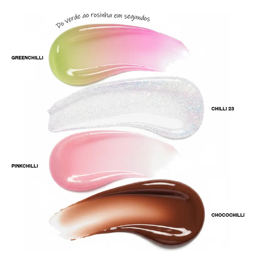 Kit 4 Glosses Labiais Chilli Cake FRAN - 3,3g/und.