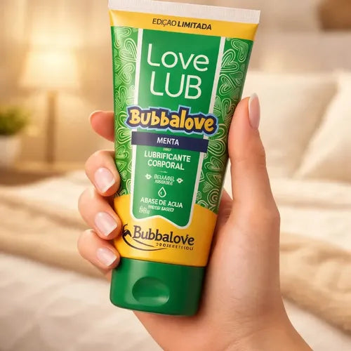 Lubrificante íntimo Beijável Menta LOVE LUB - 60g