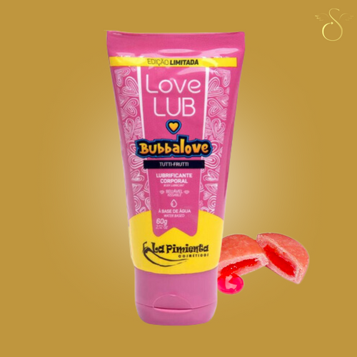 Lubrificante íntimo Beijável Tutti-Frutti LOVE LUB - 60g