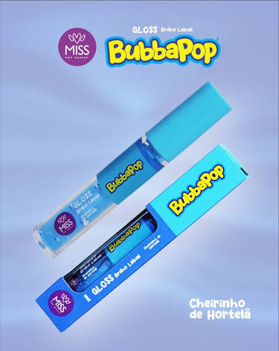 Lip Gloss Brilho Labial Hortelã BUBBAPOP - 4ml