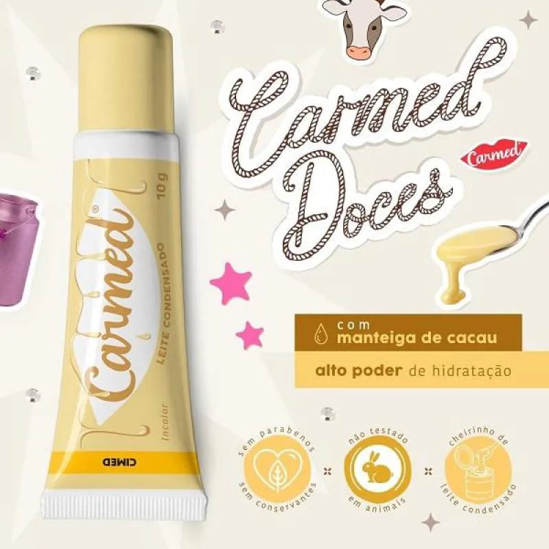 Hidratante Labial Leite Condensado CARMED - 10g