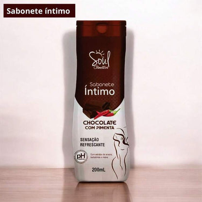 Sabonete Íntimo Chocolate com Pimenta SOUL - 200ml
