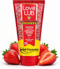 Lubrificante íntimo Beijável Morango LOVE LUB - 60g