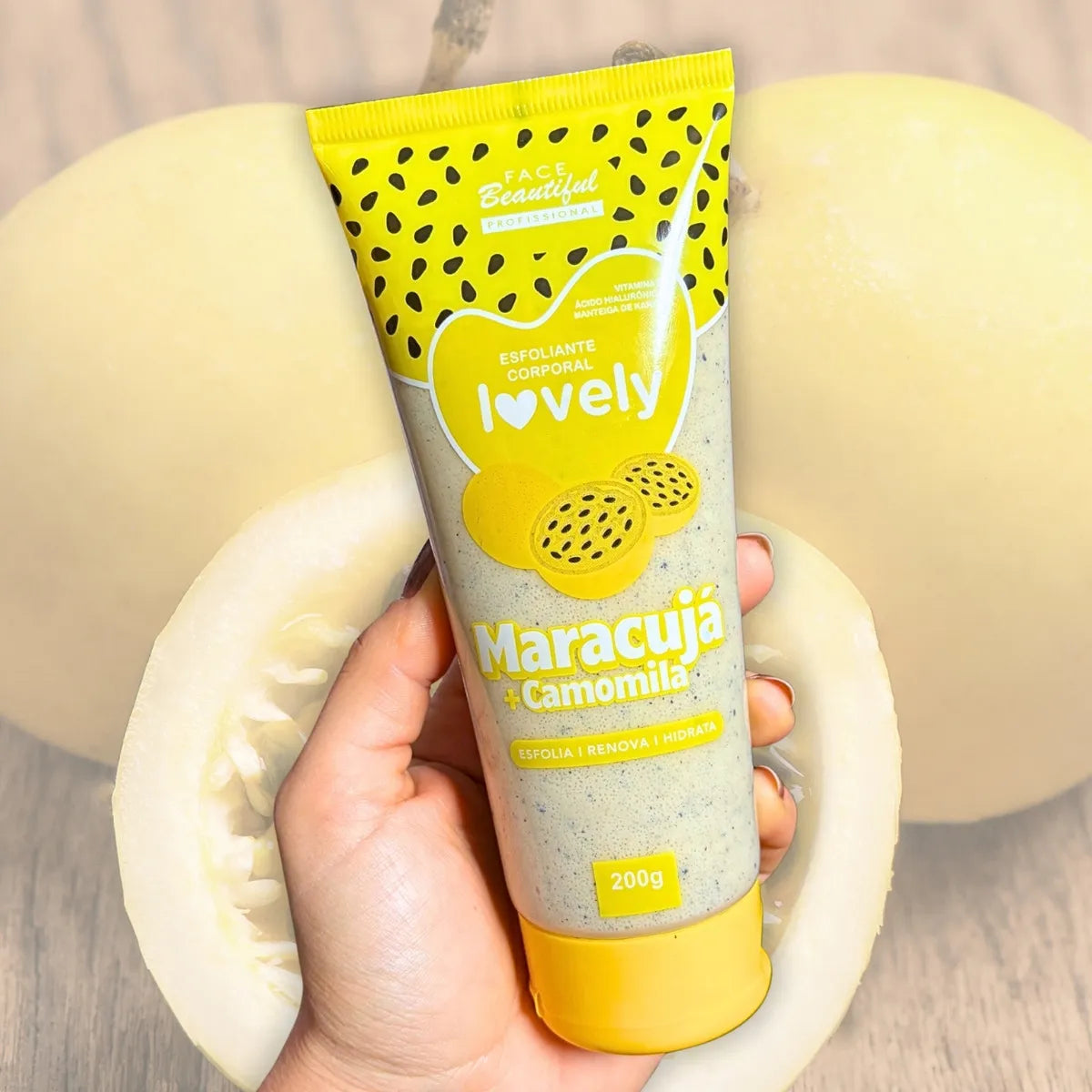 Esfoliante Corporal Maracujá+Camomila FACE BEAUTIFUL - 200g