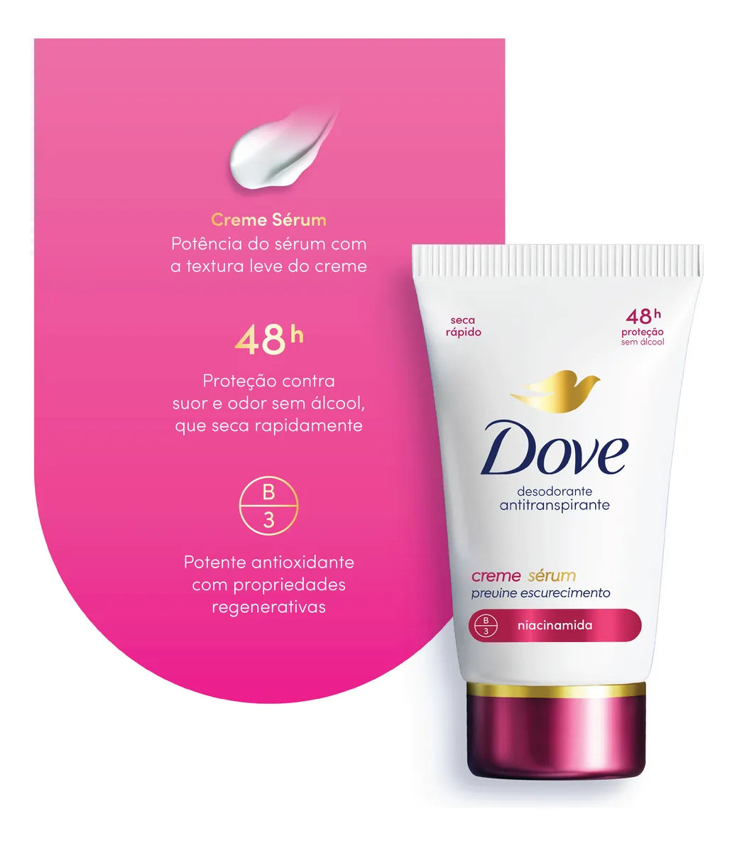 Desodorante Antitransp. em Creme Sérum Niacinamida DOVE - 50g
