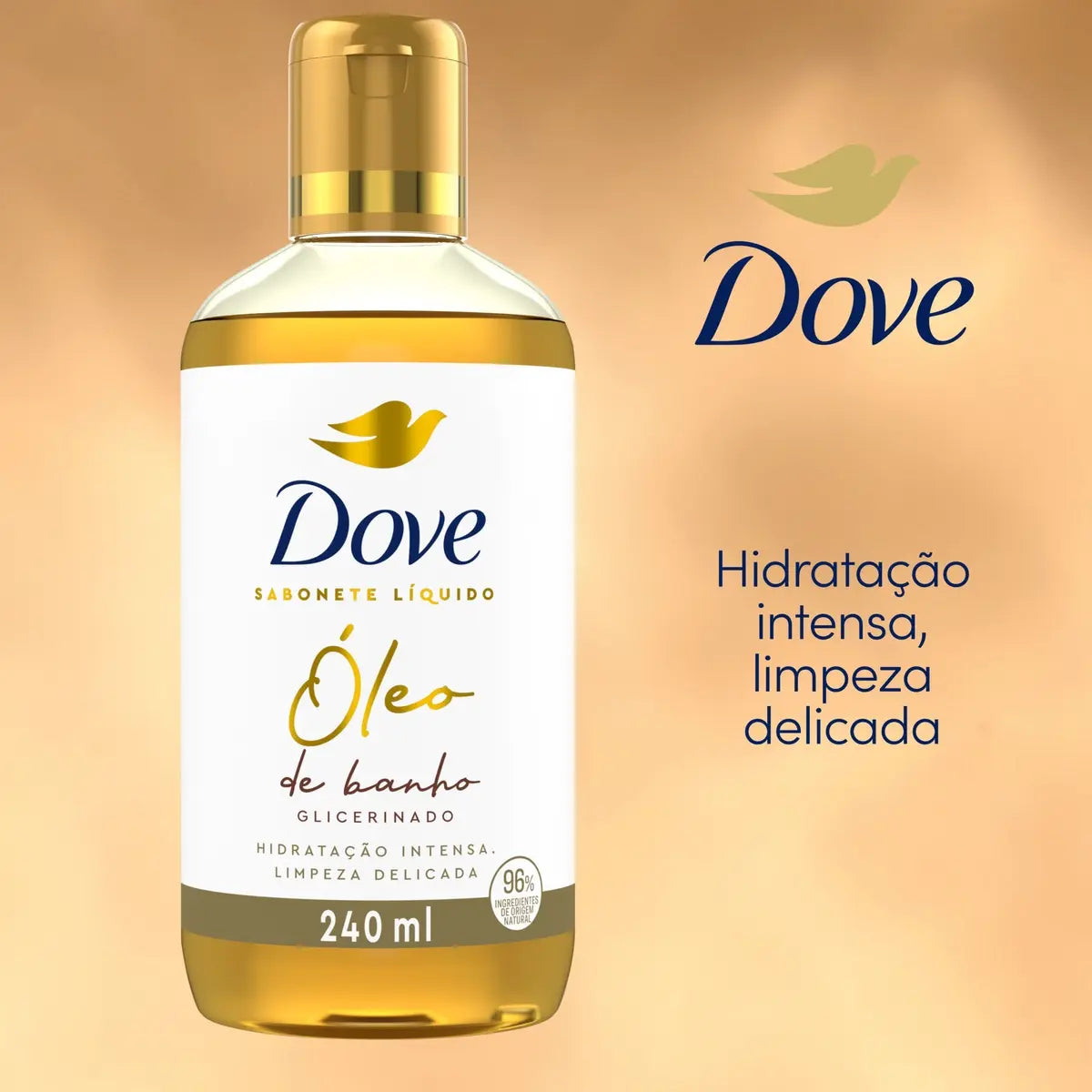 Sabonete Líquido Óleo de Banho Glicerinado DOVE - 240ml