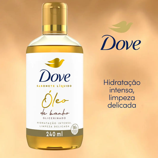 Sabonete Líquido Óleo de Banho Glicerinado DOVE - 240ml
