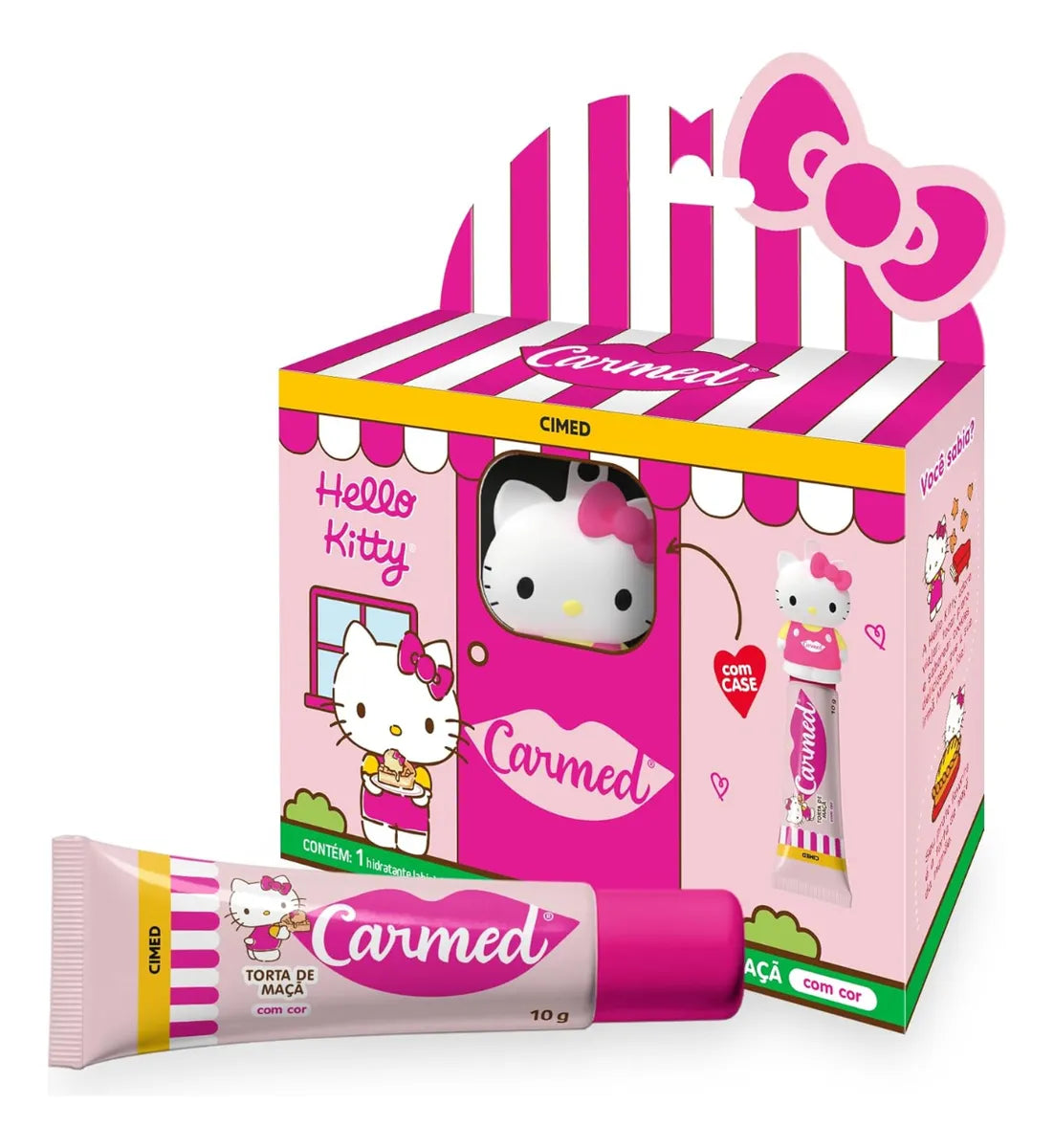 Hidratante Labial Hello Kitty CARMED - 10g