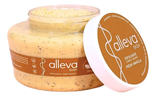 Esfoliante De Corpo Rosto Fresh Vanilla ALLEVA - 250g