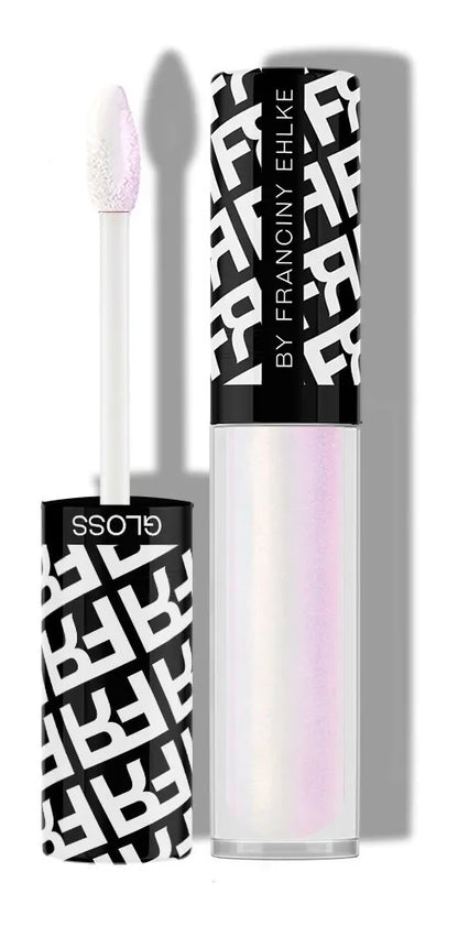 Gloss Labial Glossip Glitter Prata FRAN - 4,5ml