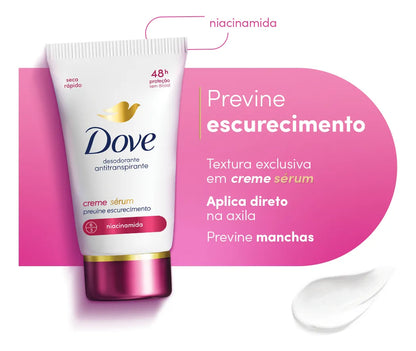 Desodorante Antitransp. em Creme Sérum Niacinamida DOVE - 50g