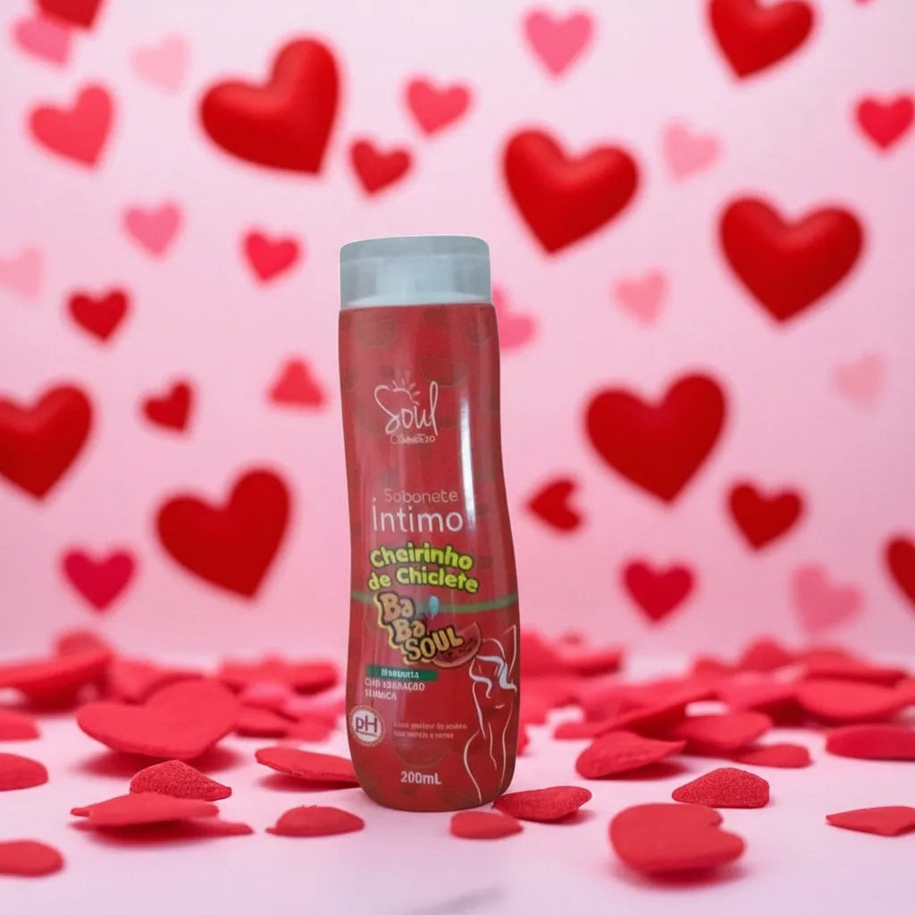 Sabonete Íntimo Cheirinho de Chiclete Melancia SOUL - 200ml