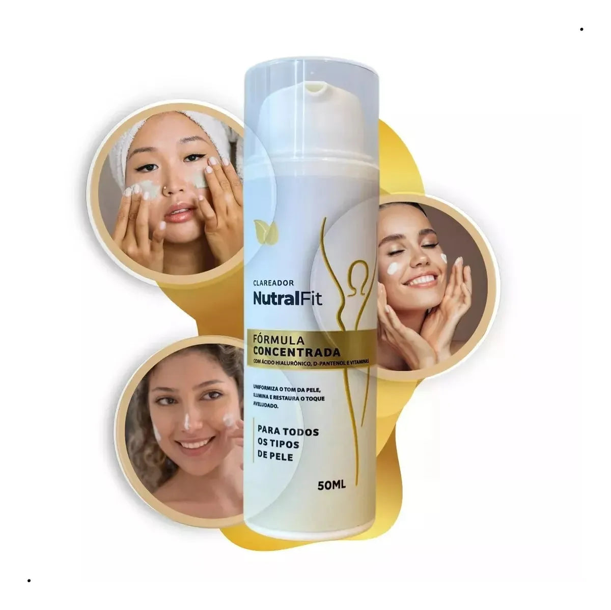 Clareador Para todos os Tipos de Pele NUTRALFIT - 50ml