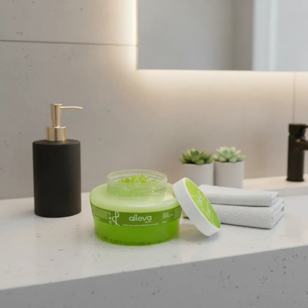 Geleia Hidratante Corporal Maçã Verde ALLEVA - 250ml