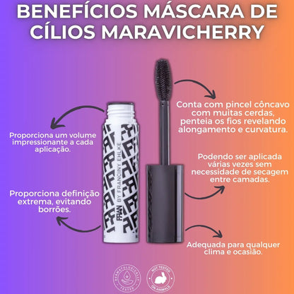 Máscara para Cílios Maravicherry FRAN - 6g