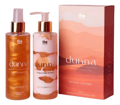 Body Splash + Loção Bifásica Dunna THA BEAUTY - 200ml, 200g
