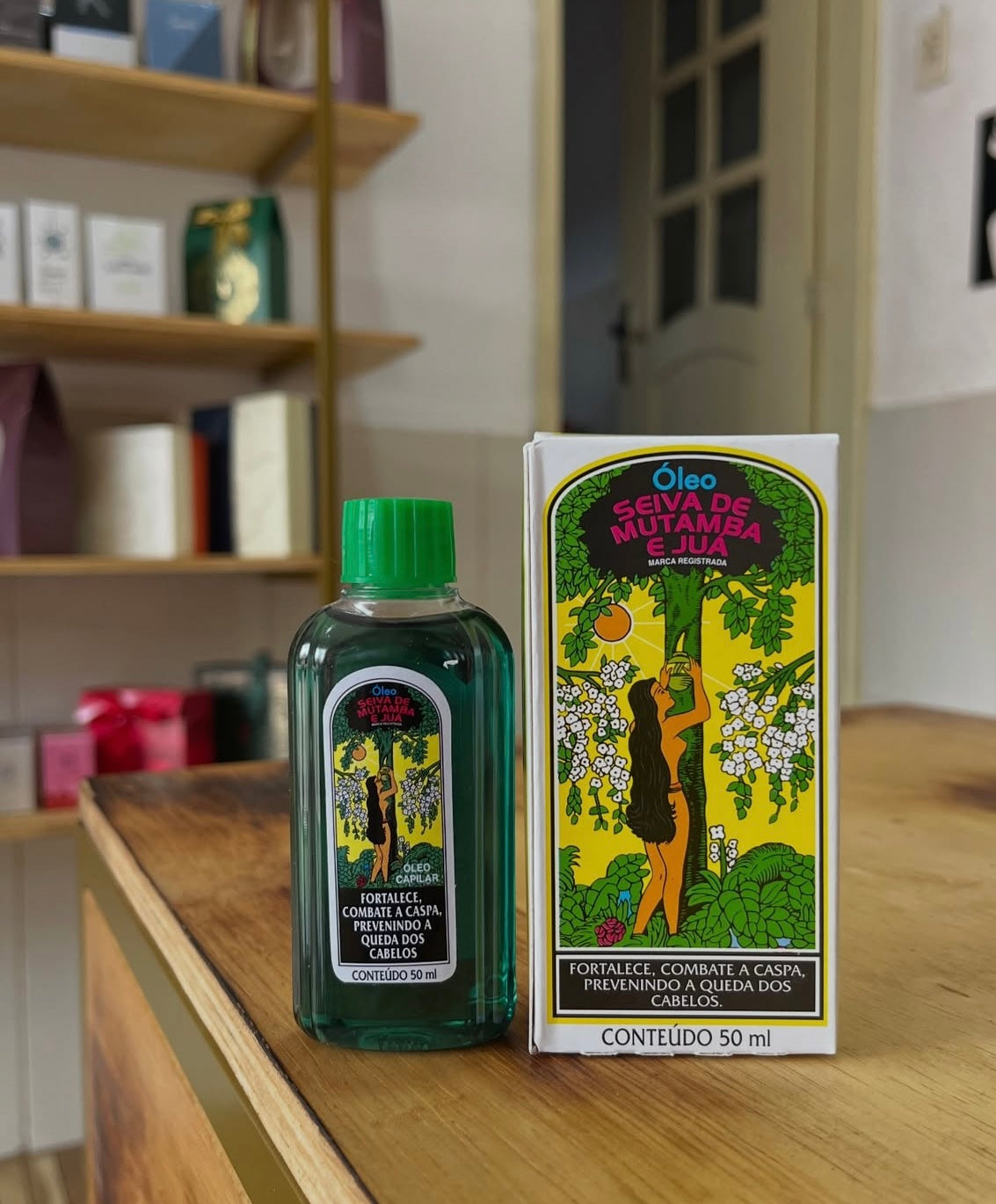 Óleo para Cabelo Seiva de Mutamba & Juá para Equilíbrio do Couro Cabeludo e Crescimento (50 mL)