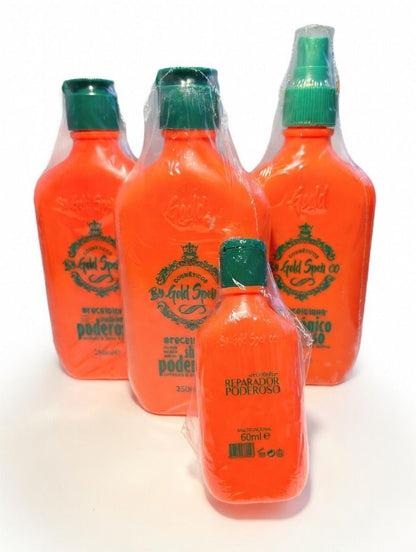 Linha Completa de Tratamento Capilar GOLD SPELL