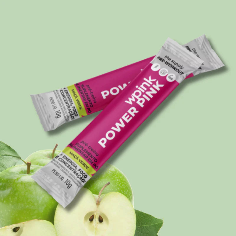 Pré-Treino Power Pink Maçã Verde WEPINK - 300g