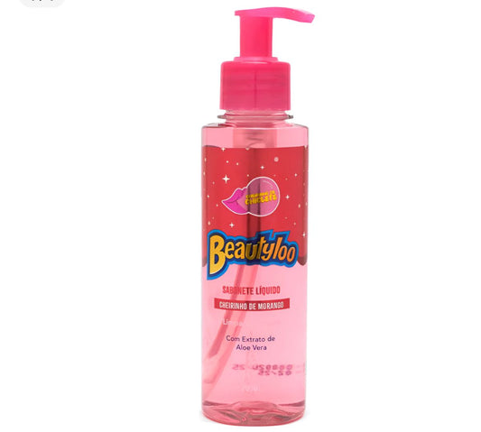 Sabonete Líquido Cheirinho de Morango BEAUTYLOO - 200ml