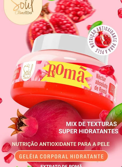 Geleia Hidratante Corporal Romã SOUL - 190g