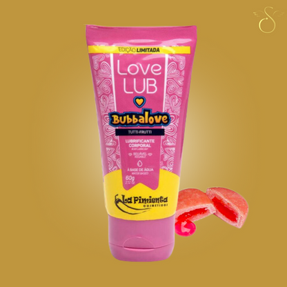 Lubrificante íntimo Beijável Tutti-Frutti LOVE LUB - 60g