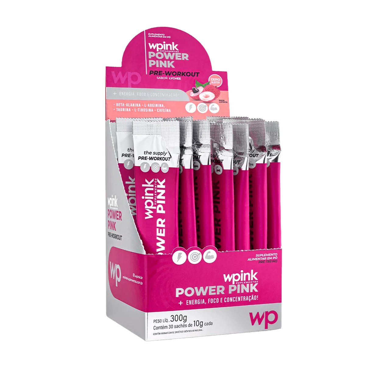 Pré-Treino Power Pink Lichia WEPINK - 300g