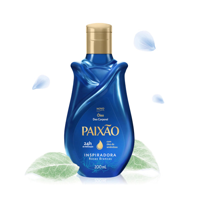 Óleo Corporal Inspiradora Rosas Brancas PAIXÃO - 100ml