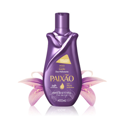 Loção Hidratante Corporal Irresistível Flor-de-Lis PAIXÃO - 200ml